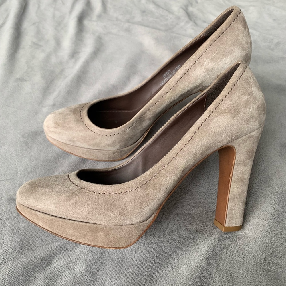 J.Crew Coddington Suede Platform Pumps